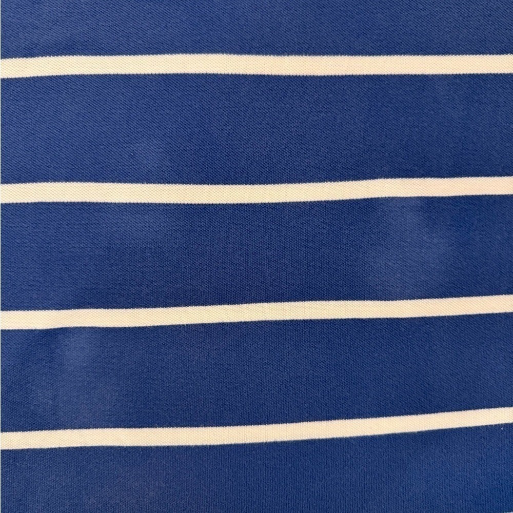 Ralph Lauren Men's Navy and White Striped Polo Shirt - Picture 9 of 10